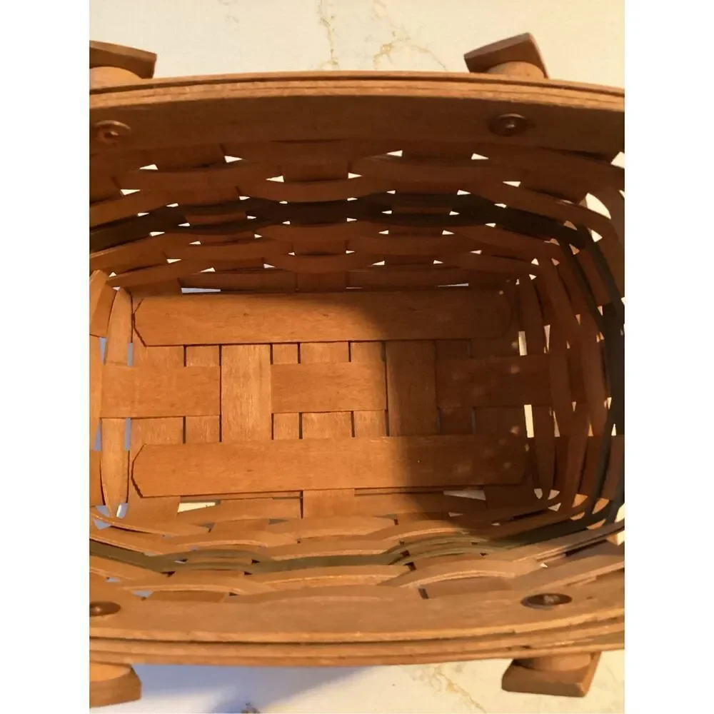 Longaberger 1992 Christmas Collection Season Greetings Basket with Insert Liner